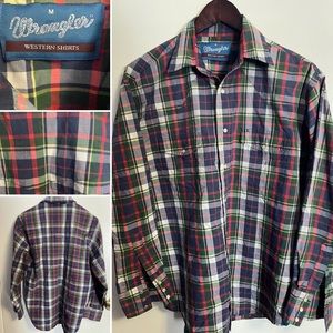 Men’s Medium Wrangler Western Shirt